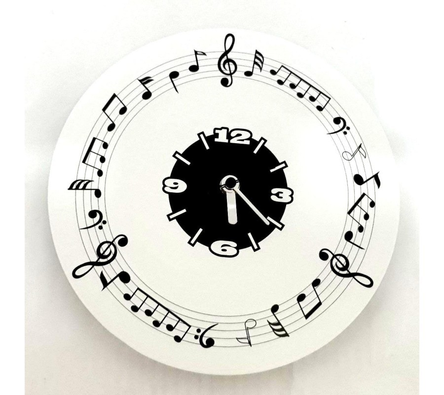 Relógio de parede CLK-0295, 'Music Theme 5', em cartão