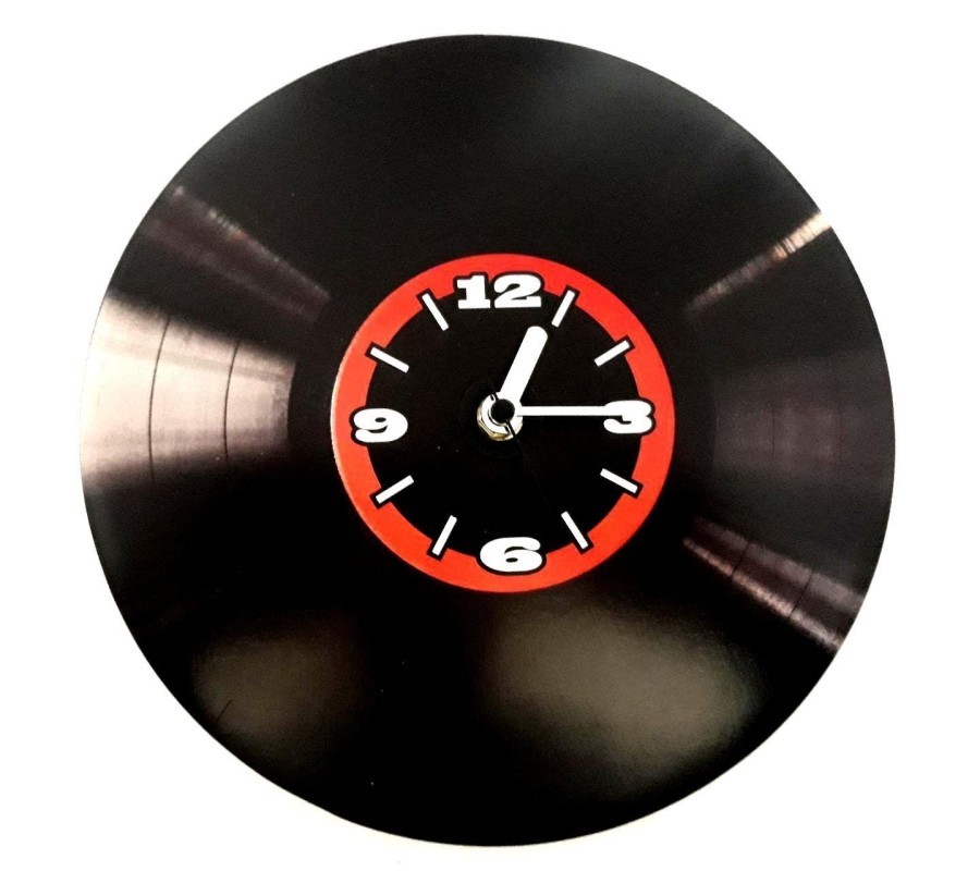 Relógio de parede CLK-0325, 'Vinyl', em cartão
