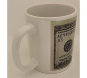 Caneca ONE GIFT STORE '$100 bill', em cerâmica