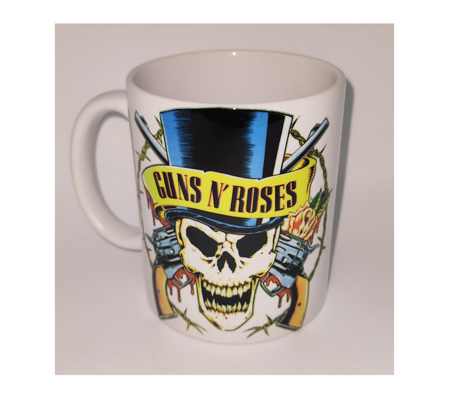 Caneca ONE GIFT STORE 'Guns N' Roses' 3, em cerâmica