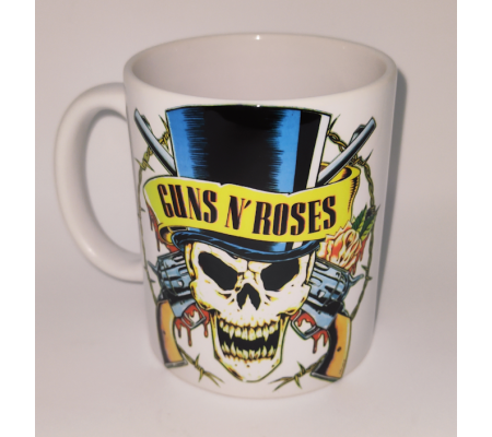 Caneca ONE GIFT STORE 'Guns N' Roses' 3, em cerâmica