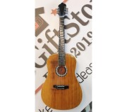Miniatura guitarra clássica MLC MGT-5920, em madeira, c/suporte