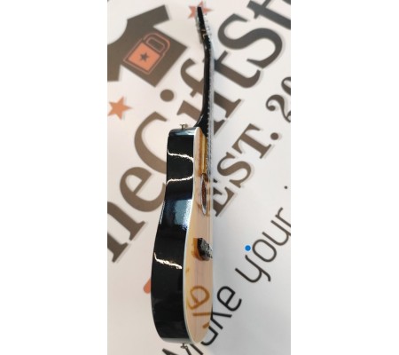 Miniatura guitarra clássica MLC MGT-5920, em madeira, c/suporte