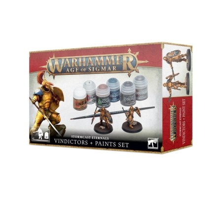 STORMCAST ETERNALS: Vindictors + Paints Set