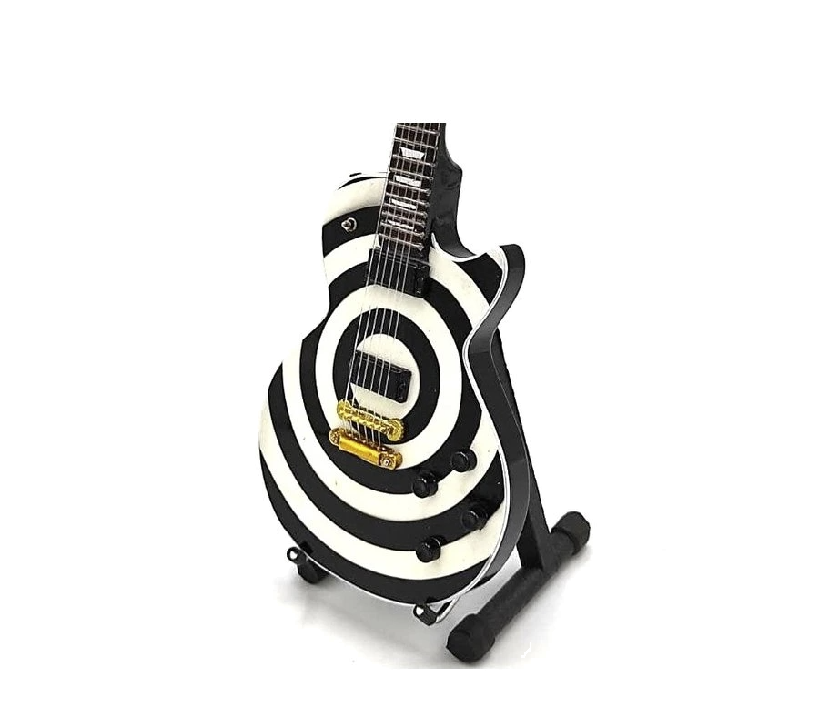 copy of Miniatura guitarra MLC MGT-3018, 'Slash Tribute (Guns N' Roses)' , madeira, c/suporte