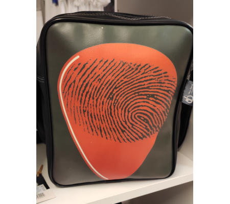 Saco MUSIC LEGENDS Collection IBG-0204, I-Bag 'Fingerprint', em PVC