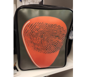 Saco MUSIC LEGENDS Collection IBG-0204, I-Bag 'Fingerprint', em PVC