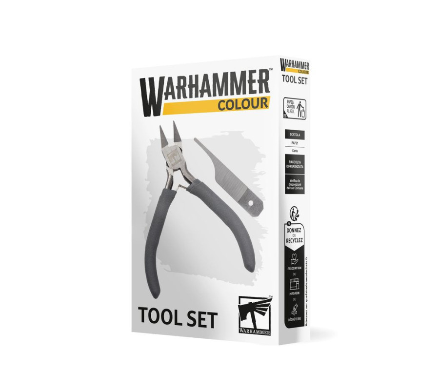 Alicate WARHAMMER Colour Tool Set, alicate + raspador