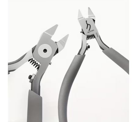 Alicate RUITOOL D9241, p/ modelismo, c/ bolsa e pano de limpeza