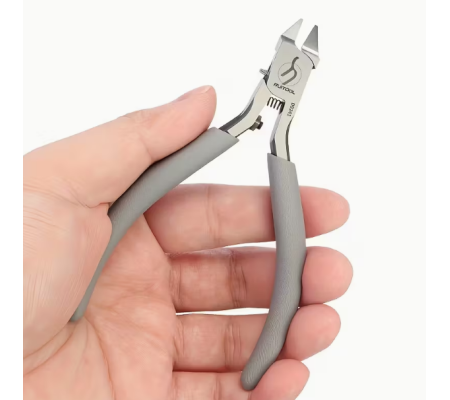 Alicate RUITOOL D9241, p/ modelismo, c/ bolsa e pano de limpeza