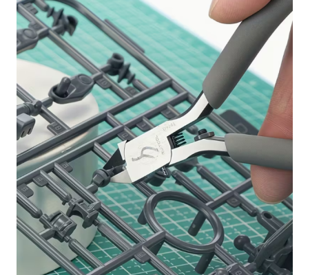 Alicate RUITOOL D9241, p/ modelismo, c/ bolsa e pano de limpeza