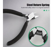 Alicate HOBBYWORKER M1751, em aço inox, p/ modelismo