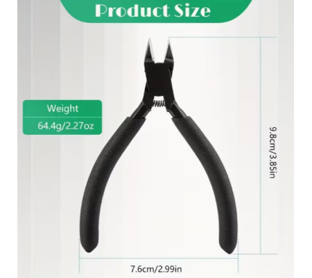 Pliers HOBBYWORKER M1751, in stainless steel, for modeling