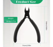 Alicate HOBBYWORKER M1751, em aço inox, p/ modelismo