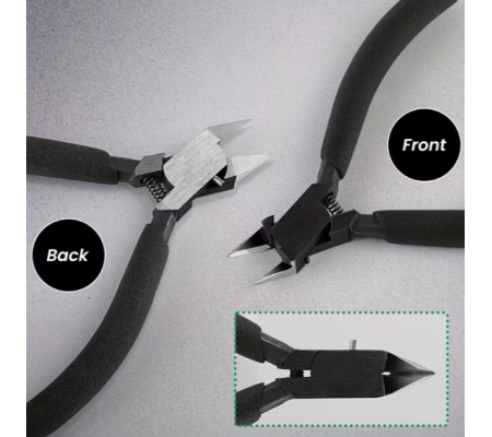 Pliers HOBBYWORKER M1751, in stainless steel, for modeling