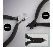 Alicate HOBBYWORKER M1751, em aço inox, p/ modelismo