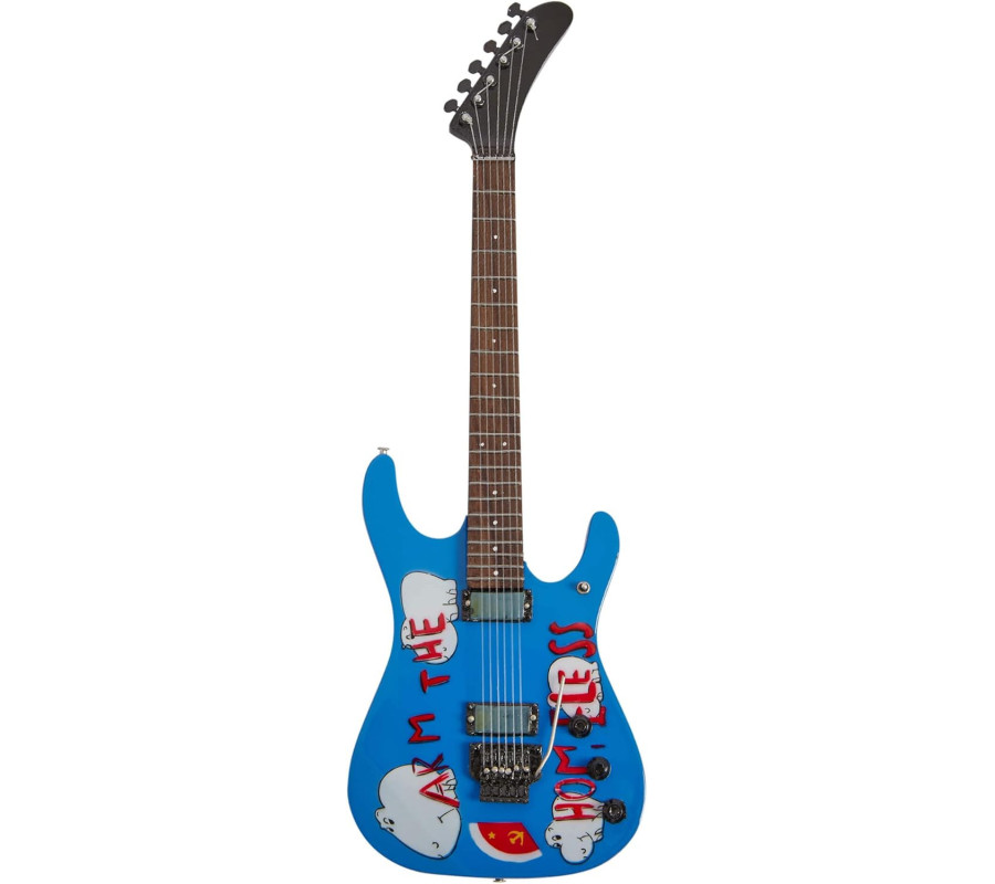 Miniatura guitarra MLC SPE-026, 'Tom Morello (RATM) - Arm The Homeless'