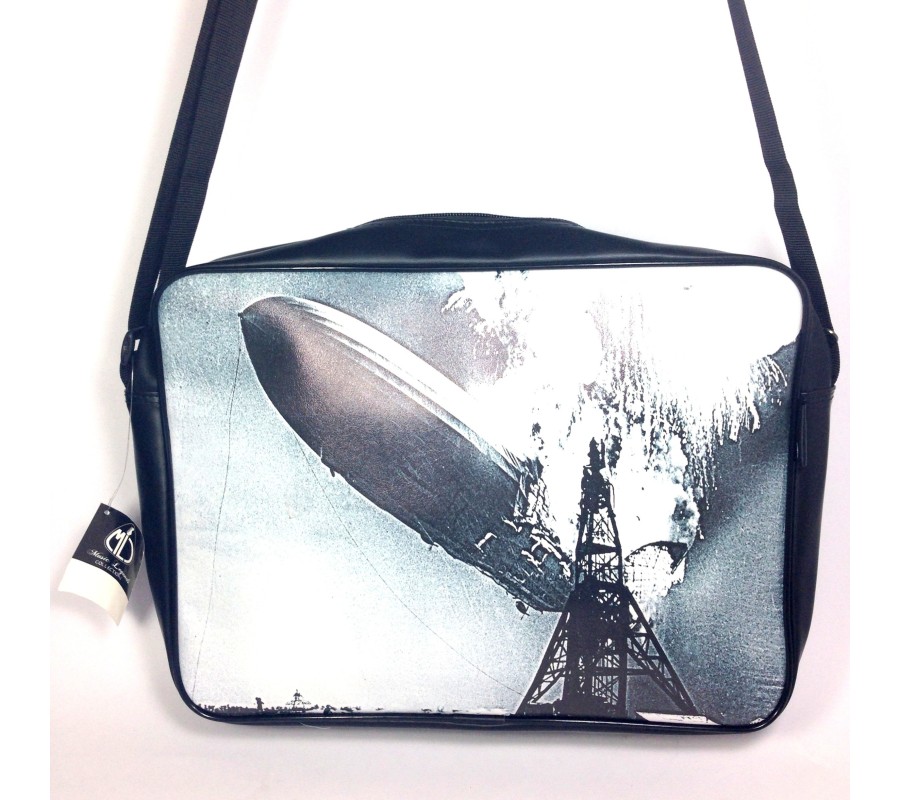 Saco MLC FBG-0126, 'Airship Crash', em PVC, Folk 1.0 Series