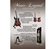 Miniatura guitarra MLC MGT-6743, 'Guns N' Roses Tribute'