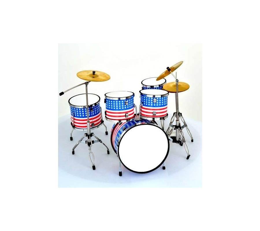 Mini Drum Set Replica for collectors