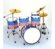 Mini Drum Set Replica for collectors