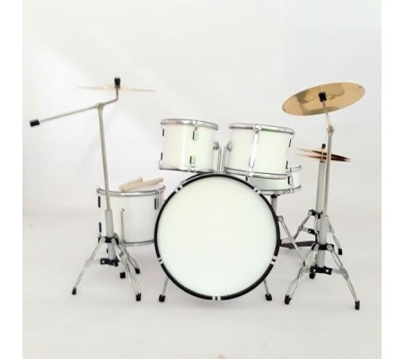 Miniatura bateria MUSIC LEGENDS Collection MDR-0244, 'White Drums'