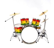 Miniatura bateria MUSIC LEGENDS Collection MDR-0305, 'Marijuana & Jamaica'