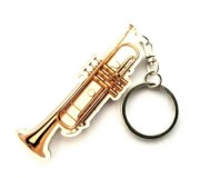 Acrylic Trumpet Shaped Keychains