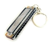 Acrylic Harmonica Shaped Keychains
