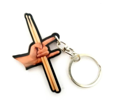 Porta-chaves MLC ACI-8102, baquetas, acrílico