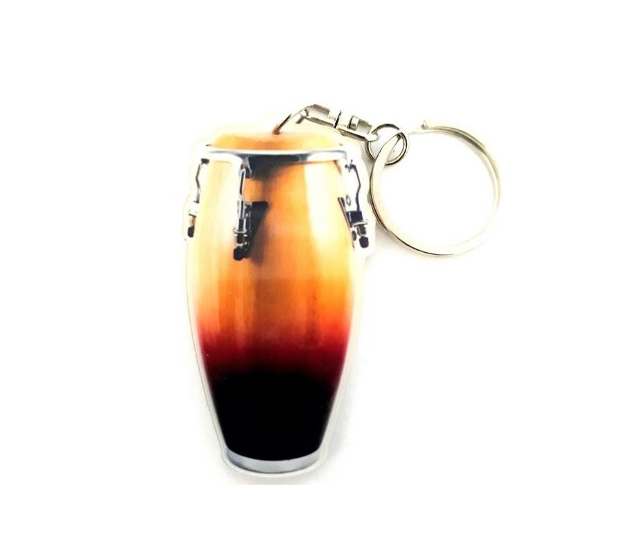 Acrylic Conga Shaped Keychains