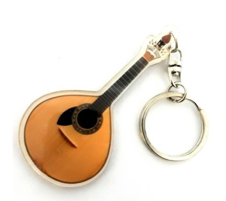 Porta-chaves MLC ACI-8157, guitarra portuguesa / fado, acrílico