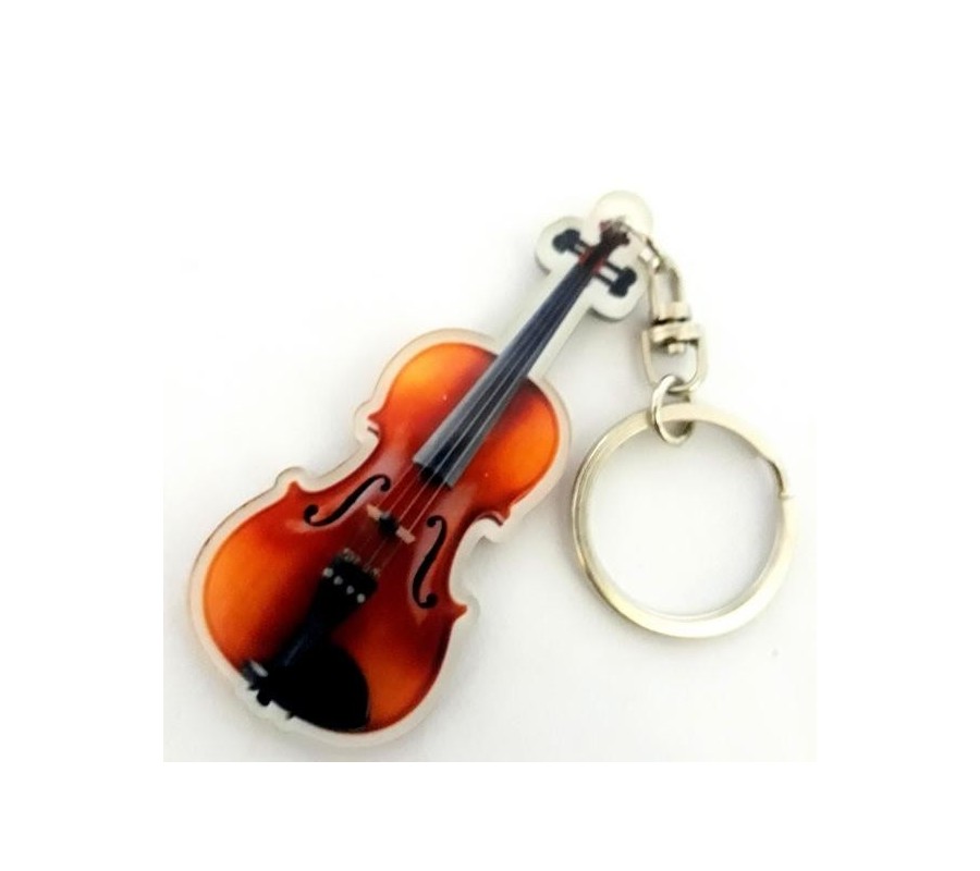 Porta-chaves MLC ACI-8171, violino, acrílico
