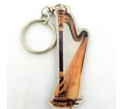 Acrylic Harph Shaped Keychains