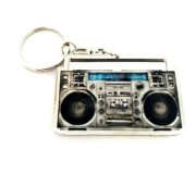 Acrylic Stereo '80s Shaped Keychains