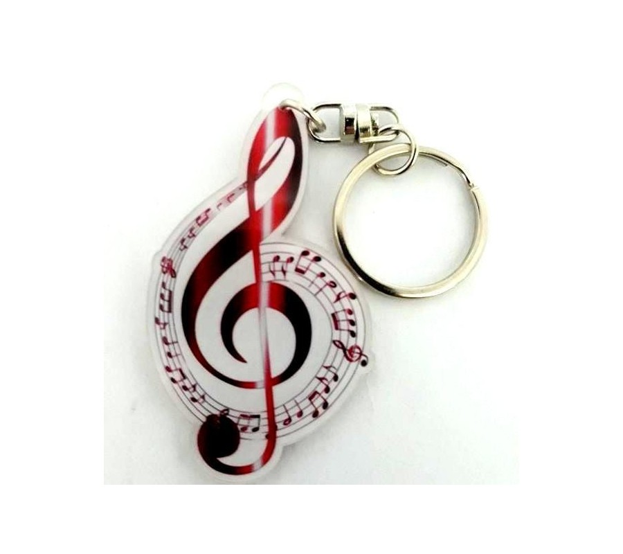 Acrylic Music shaped Notes mod. Chiave di Sol 2