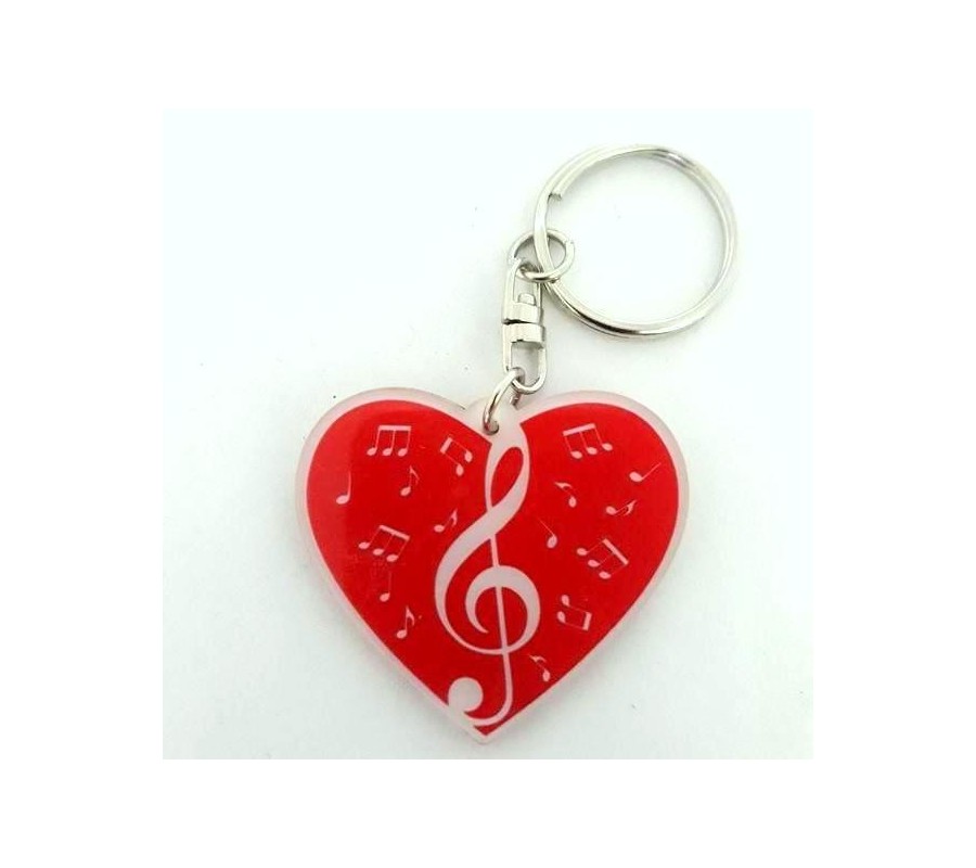 Acrylic Music shaped Notes mod. Music Heart 5