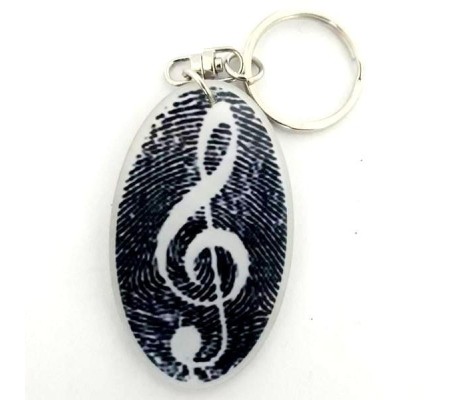Acrylic Music shaped Notes mod.Fingerprint 1