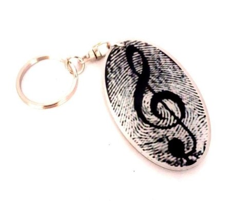 Acrylic Music shaped Notes mod.Fingerprint 3