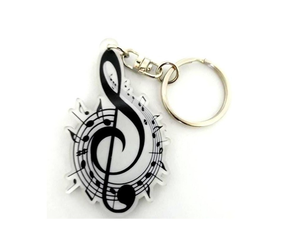 Acrylic Music shaped Notes mod. Sol Key 3