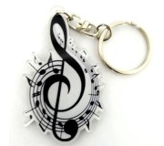 Acrylic Music shaped Notes mod. Sol Key 3