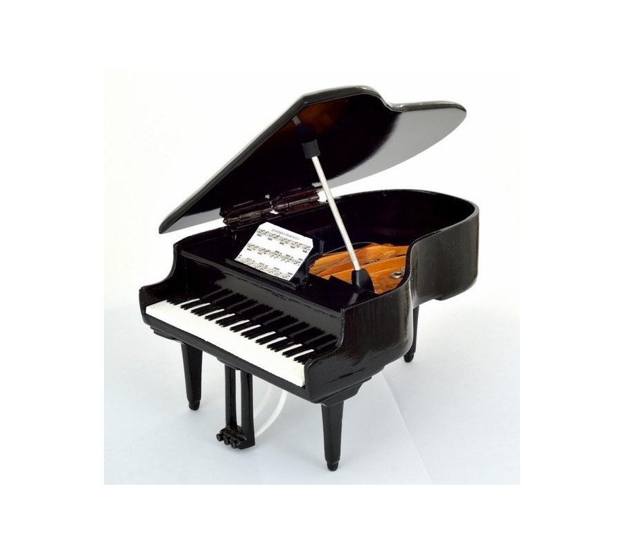 Miniatura piano MUSIC LEGENDS Collection MIN-0139, preto, c/banco