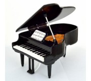 Miniatura piano MUSIC LEGENDS Collection MIN-0139, preto, c/banco