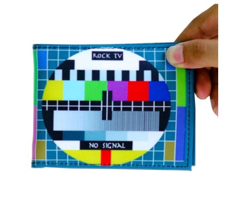 Carteira MUSIC LEGENDS Collection 'TV Scope', pele sintética