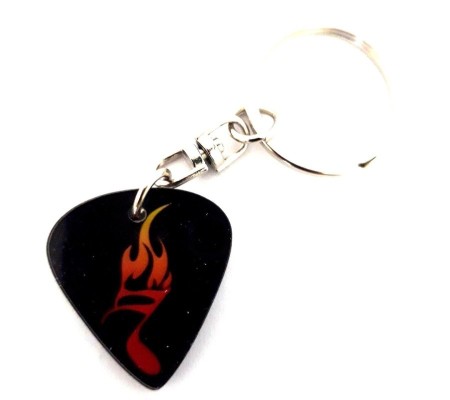 Porta-chaves MLC APK-6115, palheta 'Burning note', acrílico