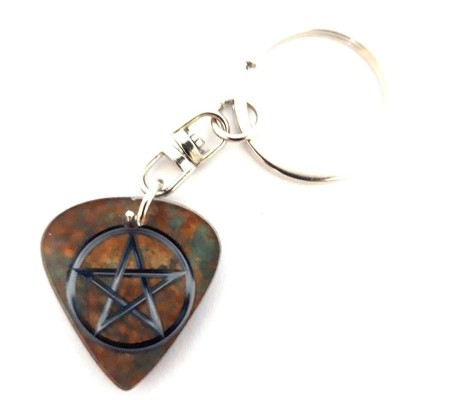 Porta-chaves MLC APK-6122, palheta '5 Star', acrílico