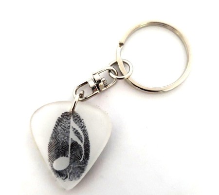 Porta-chaves MLC APK-6146, palheta 'Fingerprint 1', acrílico